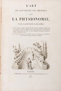 Lavater, Jean-Gaspard. L'Art de connaitre les hommes par la physionomie.