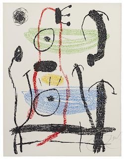 Joan Miro, (Spanish, 1893-1983), Untitled (from Album 21)
