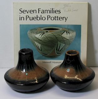 Two Pieces of Signed New Mexican Pottery.