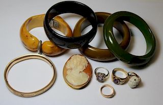 JEWELRY. Assorted Vintage/Antique Gold and Other
