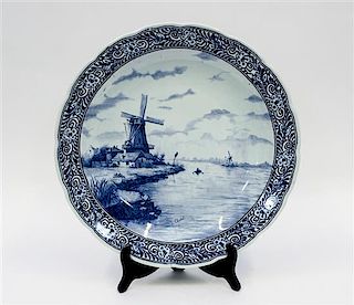 A Delft Charger Diameter 16 inches.