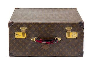 * A Louis Vuitton Monogram Canvas Hardsided Case Height 19 1/2 x width 19 1/2 x depth 9 1/4 inches.