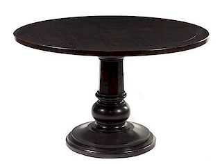 * A Parquetry Top Occasional Table Height 29 1/2 inches.