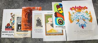 * A Group of Exhibition Posters Various sizes