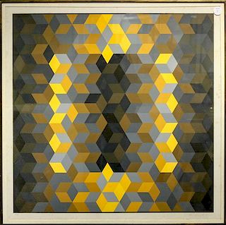 * Victor Vasarely, (French/Hungarian, 1906-1997), Untitled Abstract