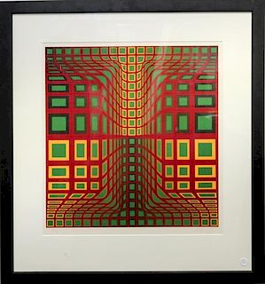 * Victor Vasarely, (French/Hungarian, 1906-1997), Abstract