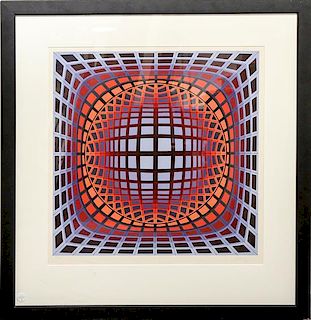 Victor Vasarely, (French/Hungarian, 1906-1997), Abstract