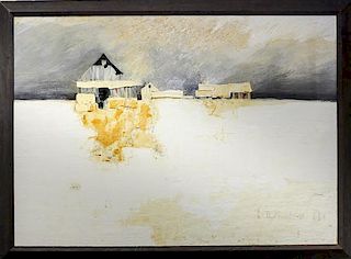 * Robert Meadows, (American, b. 1935), Landscape, North, 1961