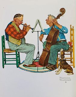 Norman Rockwell- Poster "Rehearsal "