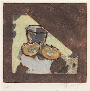 Georges Braque, (French, 1882-1963), Nature morte oblique