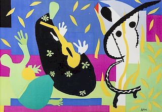 After Henri Matisse, (French, 1869-1954), The Sadness of the King, 1958