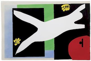 Henri Matisse, (French, 1869-1954), La nageuse dans laquarium (from Jazz), 1947