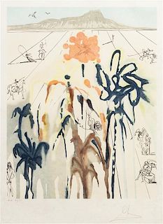 Salvador Dali, (Spanish, 1904-1989), Diamond Head, 1980