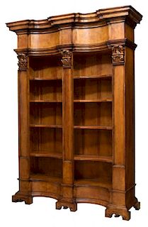 SPANISH COLONIAL REVIVAL STYLE BOOKCASE