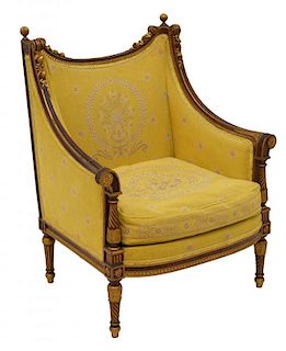 FRENCH LOUIS XVI STYLE BERGERE