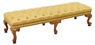 CONTEMPORARY UPHOLSTERED END OF BED BENCH