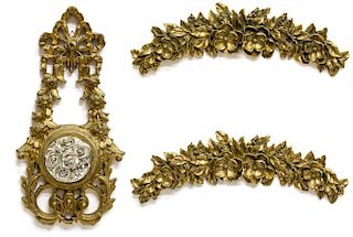 (3)ITALIAN GILTWOOD ARCHITECTURAL ELEMENTS