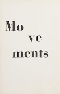 Hans Richter, (German, 1888-1976), Movements, 1976 (portfolio of 6 prints with text)