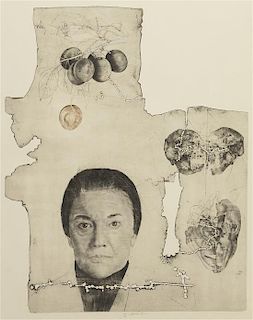 Jiri Anderle, (Czechoslovakian, b. 1936), Portrait of Anne Baruch