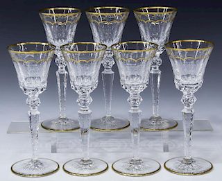(7) ST. LOUIS CRYSTAL 'EXCELLENCE' WATER GOBLETS