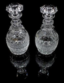(3) ST. LOUIS CRYSTAL "TRIANON" DECANTERS