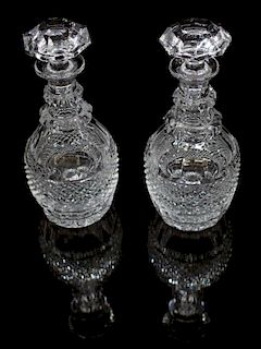 (2) ST. LOUIS CRYSTAL "TRIANON" DECANTERS