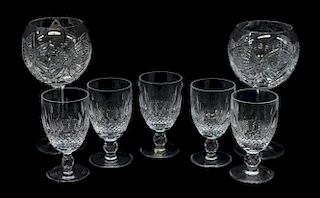 (7) WATERFORD CUT CRYSYAL GLASSWARE COLLECTION