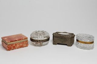 4 Assorted Decorative Boxes