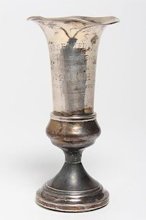 Antique Weighted Silver Judaica Kiddush Cup