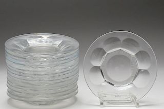 15 Baccarat Crystal Small Plates