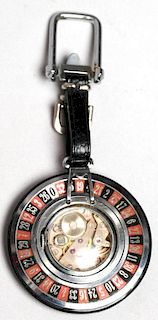 Vintage Novelty "Roulette Wheel" Pocket Watch