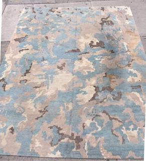 Contemporary Camouflage Carpet- 10' X 14'3"