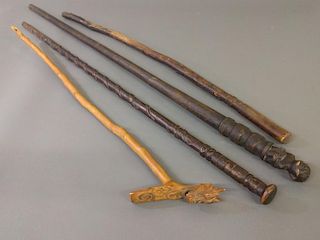 Carved canes