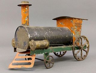 Early tin locomotive