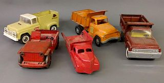 Metal toy trucks