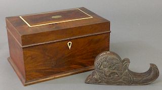 Mahogany storage box