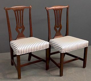 Chippendale side chairs
