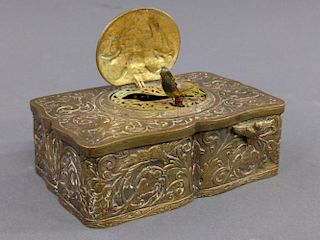 Bronze music box