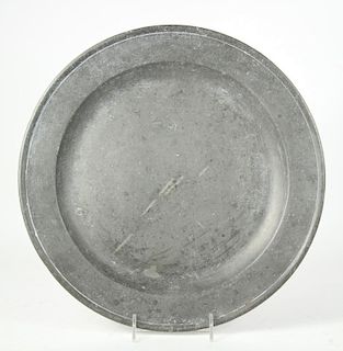 ENGLISH PEWTER CHARGER