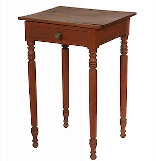 PERIOD COUNTRY SHERATON ONE-DRAWER STAND