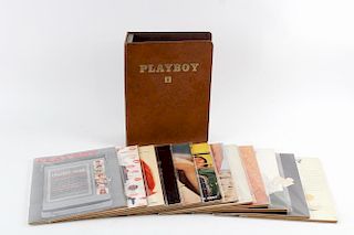 COMPLETE YEAR 1960 PLAYBOY WITH BINDER
