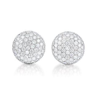 Cellini Diamond Bombe Earrings