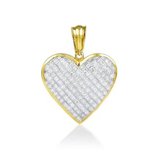 A Diamond Heart Pendant