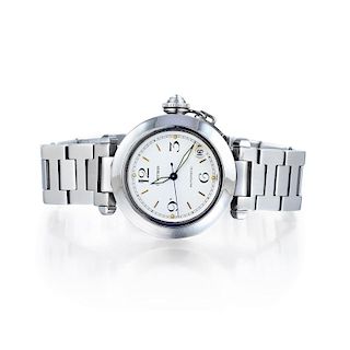 Cartier Pasha C White Dial Date Watch
