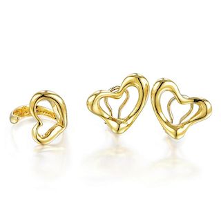 Tiffany & Co. Elsa Peretti Gold Heart Set