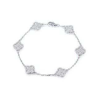 Van Cleef & Arpels Sweet Alhambra Diamond Bracelet