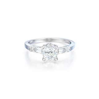 A 1.04-Carat Diamond Ring