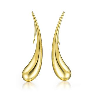 Tiffany & Co. Elsa Peretti Gold Teardrop Earrings