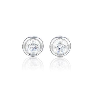 Tiffany & Co. Elsa Peretti Diamond Stud Earrings