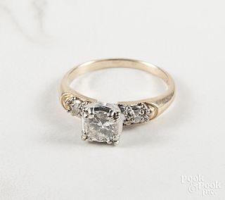 14K gold engagement ring